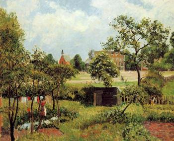 Camille Pissarro : View Across Stamford Brook Common